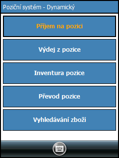 Prijem na pozici